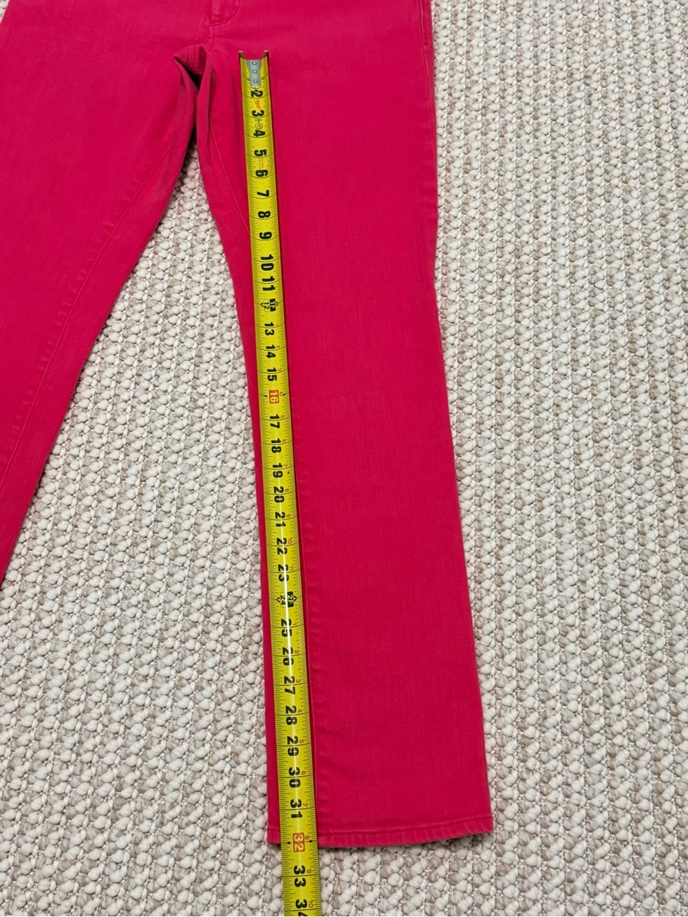 Lilly Pulitzer Worth Pink Straight Jeans size 12 - Picture 4 of 14
